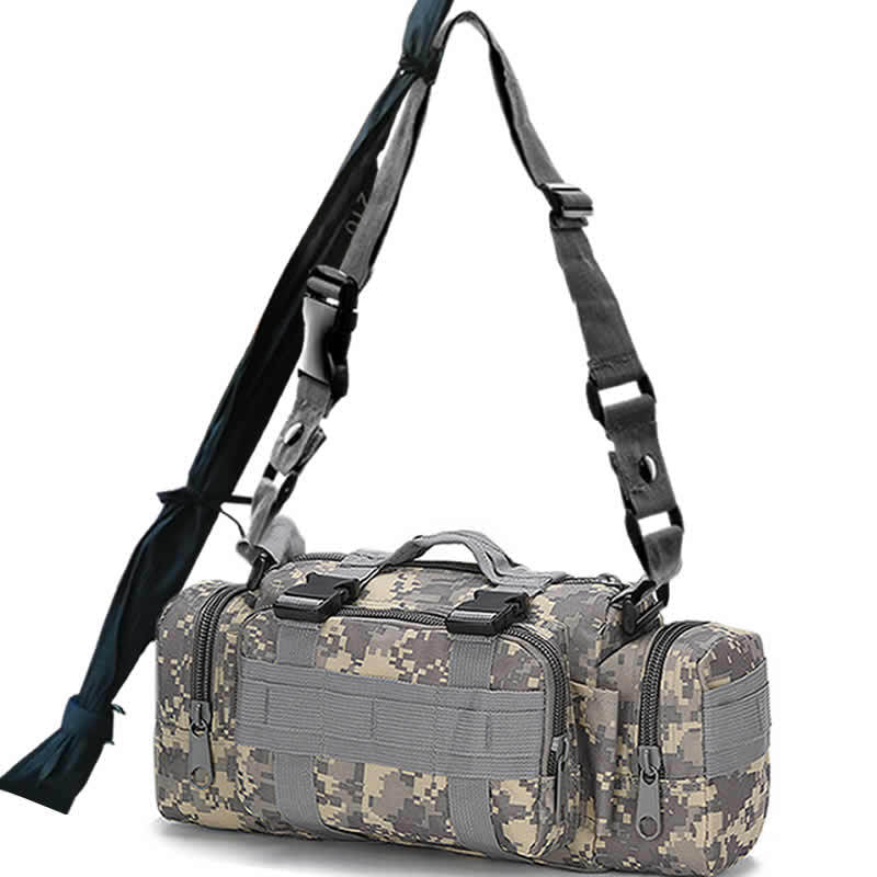 Wholesale Nylon Fabric Waterproof Multifunctional Fishing Gear Pole Bag Waist Bag